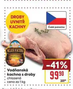 Billa Vodňanská kachna s droby chlazená cena za nabídka
