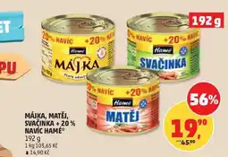 Penny Market SVAČINKA +20% NAVÍC HAMÉ, 192 g nabídka