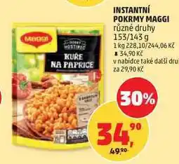 Penny Market INSTANTNÍ POKRMY MAGGI různé druhy, 153/143 g nabídka