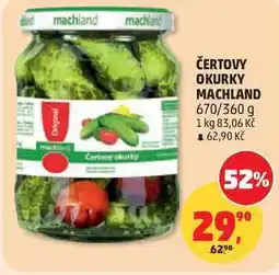 Penny Market ČERTOVY OKURKY MACHLAND, 670/360 g nabídka