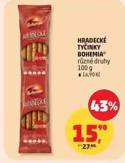 Penny Market HRADECKÉ TYČINKY BOHEMIA různé druhy nabídka