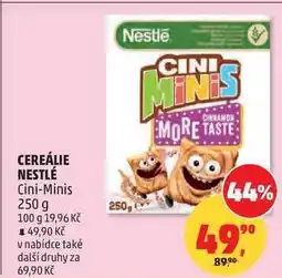 Penny Market CEREÁLIE NESTLÉ Cini-Minis nabídka
