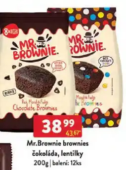 Qanto Mr.Brownie brownies čokoláda, lentilky nabídka