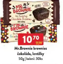 Qanto Mr.Brownie brownies čokoláda, lentilky nabídka