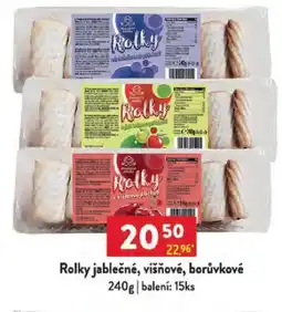 Qanto Rolky jablečné, višňové, borůvkové nabídka
