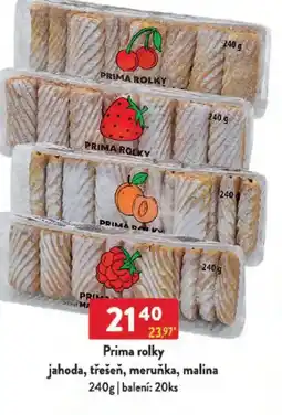 Qanto Prima rolky jahoda, třešeň, meruňka, malina nabídka