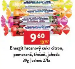 Qanto Energit hroznový cukr citron, pomeranč, třešeň, jahoda nabídka