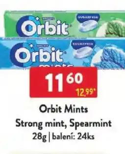 Qanto Orbit Mints Strong mint, Spearmint nabídka