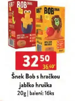 Qanto Šnek Bob s hračkou jablko hruška nabídka