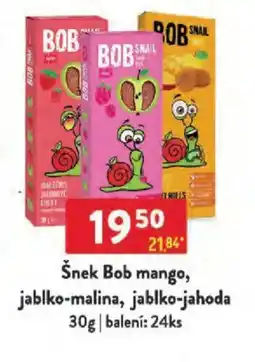 Qanto Šnek Bob mango, jablko-malina, jablko-jahoda nabídka