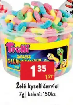 Qanto Želé kyselí červíci nabídka