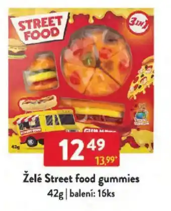 Qanto Želé Street food gummies nabídka