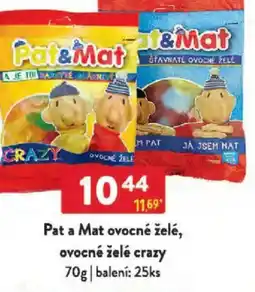Qanto Pat a Mat ovocné želé, ovocné želé crazy nabídka