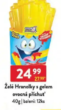 Qanto Želé Hranolky s gelem ovocná příchuť' nabídka