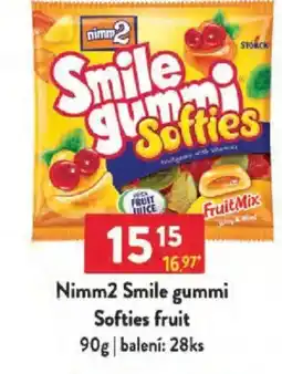 Qanto Nimm2 Smile gummi Softies fruit nabídka
