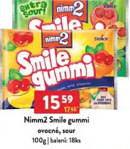 Qanto Nimm2 Smile gummi ovocné, sour nabídka
