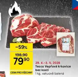 Tesco Tesco Vepřová krkovice bez kosti nabídka