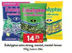 Qanto Eukalyptus extra strong, mentol, mentol-lemon nabídka