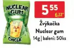 Qanto Žvýkačka Nuclear gum nabídka