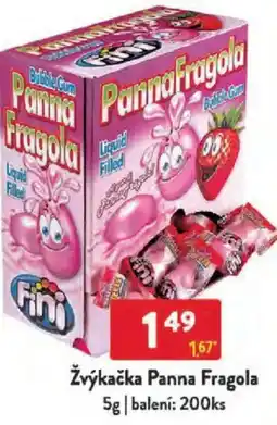 Qanto Žvýkačka Panna Fragola nabídka