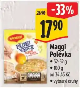 Albert Maggi polévka nabídka