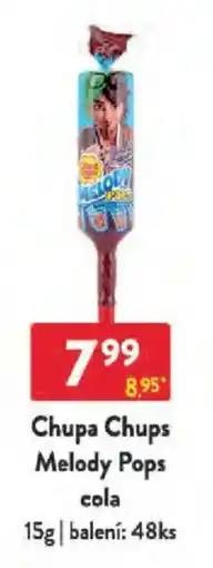 Qanto Chupa Chups Melody Pops cola nabídka