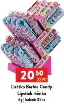 Qanto Lízátko Barbie Candy Lipstick rtěnka nabídka
