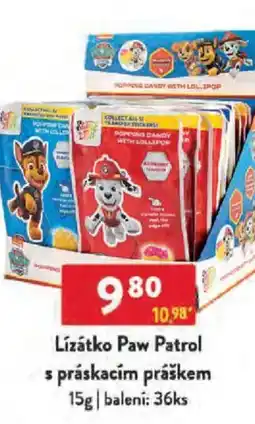 Qanto Lízátko Paw Patrol s práskacím práškem nabídka