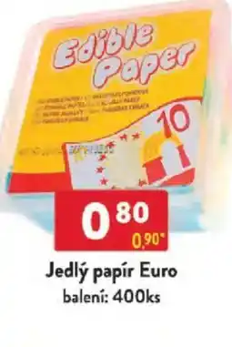 Qanto Jedlý papír Euro nabídka