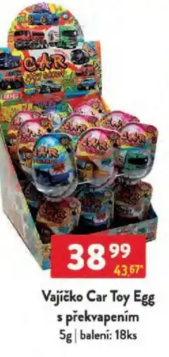 Qanto Vajíčko Car Toy Egg s překvapením nabídka