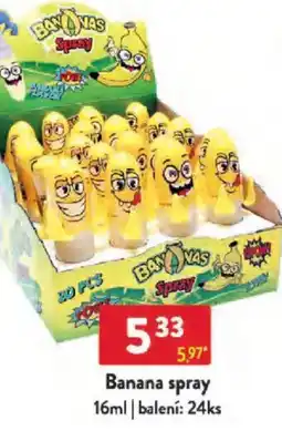 Qanto Banana spray nabídka