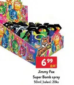 Qanto Jimmy Fox Super Bomb spray nabídka
