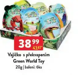 Qanto Vajíčko s překvapením Green World Toy nabídka
