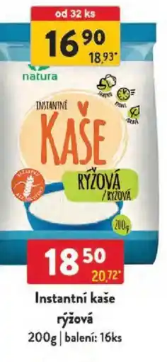 Qanto Instantní kaše rýžová nabídka