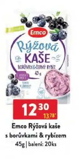 Qanto Emco Rýžová kaše s borůvkami & rybízem nabídka