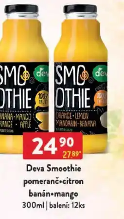 Qanto Deva Smoothie pomeranč citron banán mango nabídka