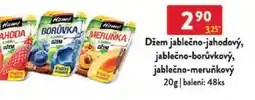Qanto Džem jablečno-jahodový, jablečno-borůvkový, jablečno-meruňkový nabídka