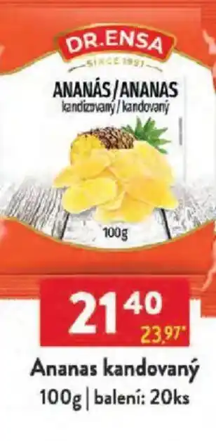 Qanto DR.ENSA Ananas kandovaný nabídka