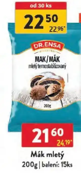 Qanto DR.ENSA Mák mletý nabídka