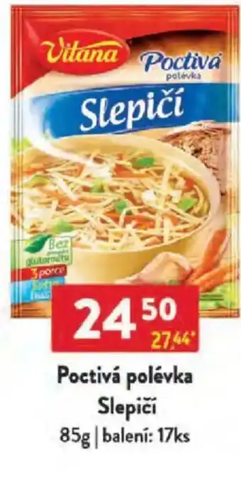 Qanto Vitana Poctivá polévka Slepiči nabídka