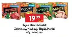 Qanto Vitana Bujón Masox 6 kostek Zeleninový, Houbový, Slepičí, Hovězí nabídka
