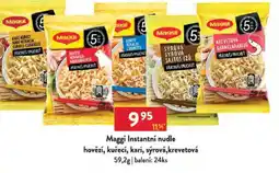 Qanto Maggi Instantní nudle hovězí, kuřecí, kari, sýrová,krevetová nabídka