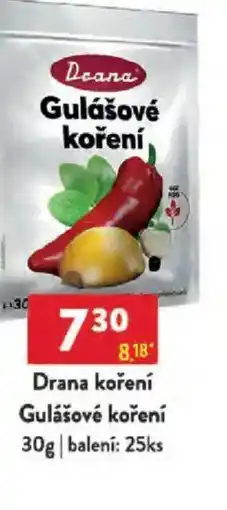 Qanto Drana koření Gulášové koření nabídka