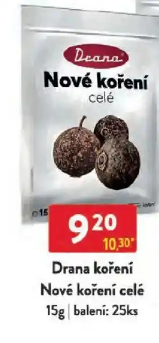 Qanto Drana koření Nové koření celé nabídka