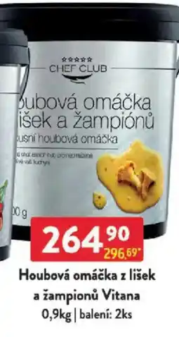 Qanto Houbová omáčka z lišek a žampionů Vitana nabídka