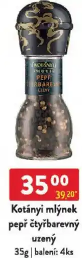 Qanto Kotányi mlýnek pepř čtyřbarevný uzený nabídka