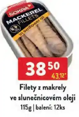 Qanto Filety z makrely ve slunečnicovém oleji nabídka