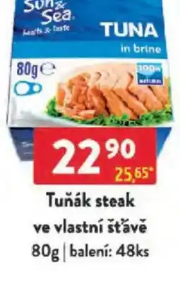 Qanto Tuňák steak ve vlastní šťávě nabídka