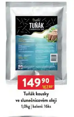 Qanto Tuňák kousky ve slunečnicovém oleji nabídka