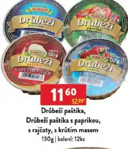 Qanto Drůbeží paštika, Drůbeží paštika s paprikou, s rajčaty, s krůtím masem nabídka